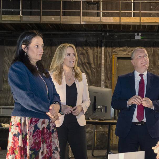 Minister Michael McGrath and Minister Catherine Martin highlight recent Section 481 improvements at Ardmore Studios visit