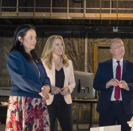 Minister Michael McGrath and Minister Catherine Martin highlight recent Section 481 improvements at Ardmore Studios visit