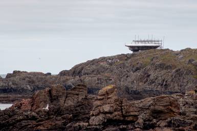 Millenium Falcon Construction on Malin Head, Co. Donegal
