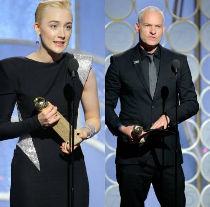 Bord Scannán na hÉireann/the Irish Film Board Congratulates Saoirse Ronan and Martin McDonagh on Golden Globe Accolades