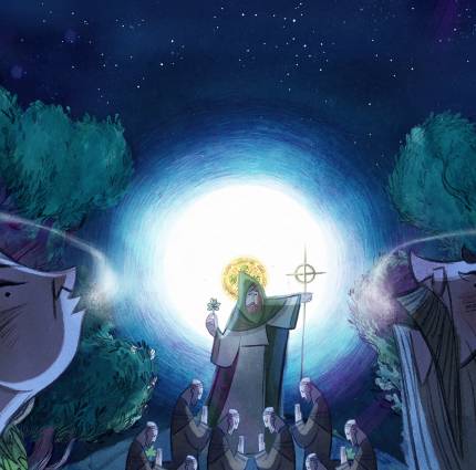 “Evermore, they would walk as people by day, and wolves by night”: A special St. Patrick’s Day greeting from the makers of Wolfwalkers