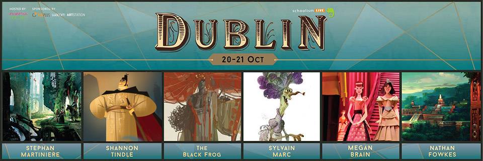 Schoolism Live Dublin 2018 Line-Up Announced, in Collaboration with Screen Training Ireland and Animation Skillnet
