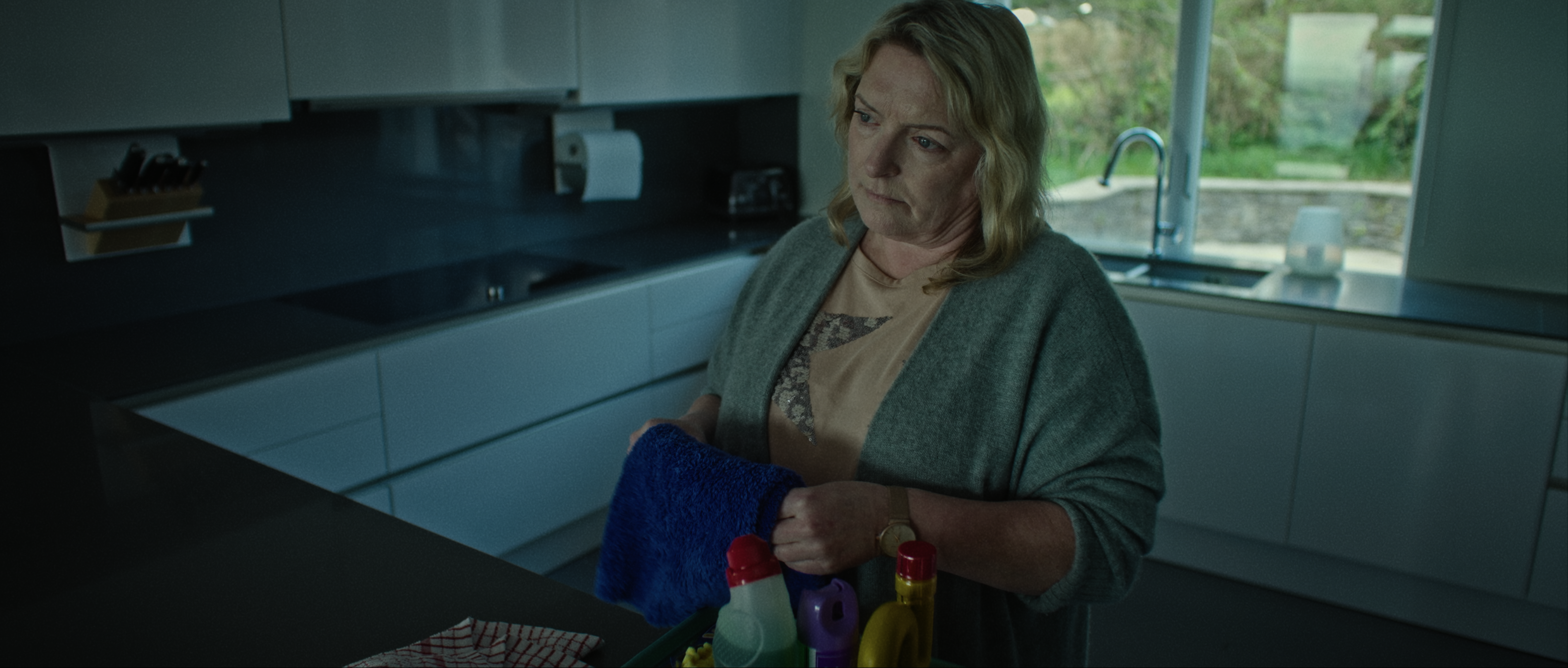 Written and directed by Aisling Byrne, produced by Killian Coyle. Kilian Walters (Editor) and Daniel Keane (DOP) worked across production through Arcade Film.